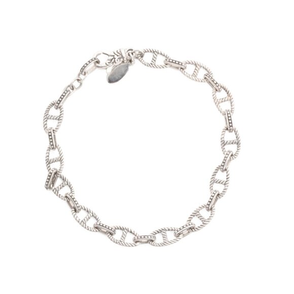 ANNIKA WITT Silver Made In Bali Sterling Silver 7.5in Marina Link Bracelet - Picture 1 of 2